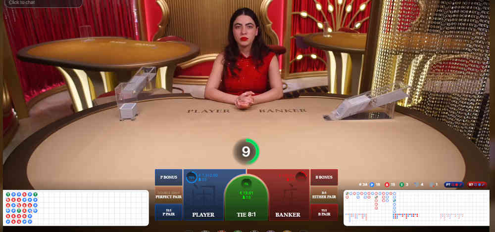 US online casinos offering live baccarat